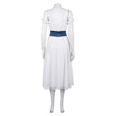 Fear Street: Prom Queen (2025) Lori Granger White Dress Outfits Cosplay Costume
